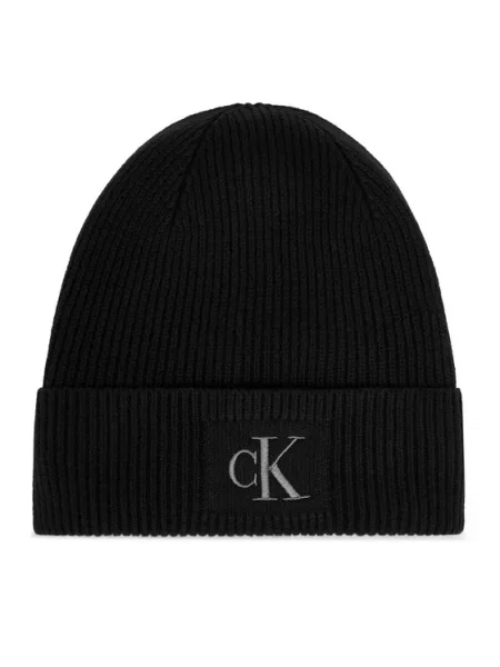 Calvin Klein Căciulă / alb negru