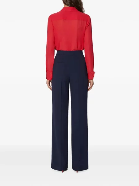 Ușor pantaloni Elisabetta Franchi albastru