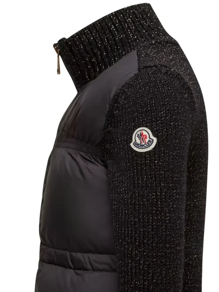 Kardigan dziecięcy Moncler Enfant czarny