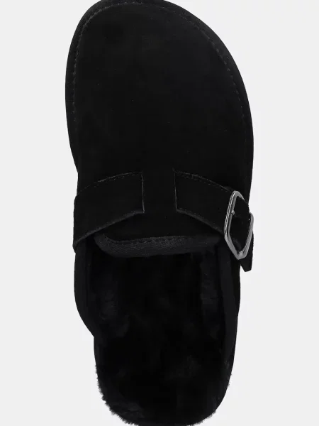 Замшевые тапочки Answear.lab черные