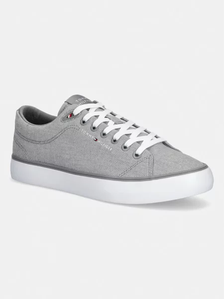 Tommy Hilfiger HARLEM CORE II CHAMBRAY teniși pentru bărbați gri