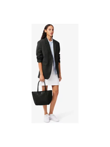 Shopperka Lacoste czarna