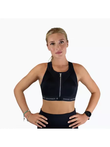 Biustonosz treningowy Shock Absorber Infinity Power Bra black czarny