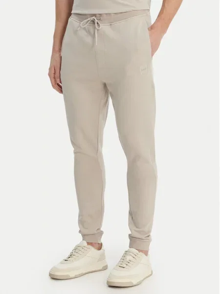 BOSS Spodnji del trenirke Sestart siva