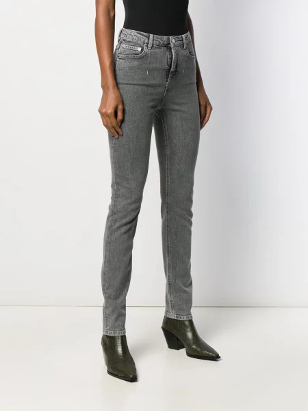 Слаб дънки skinny fit Alberta Ferretti сиво