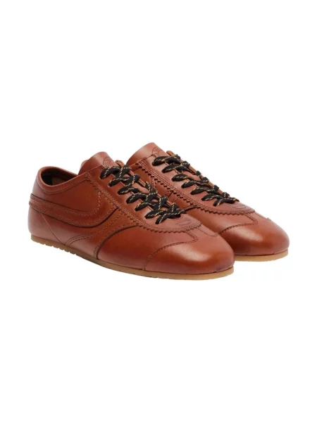 Sneakersy Dries Van Noten brązowe