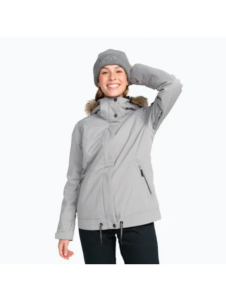 Olcsóbban. Női snowboard dzseki ROXY Meade heather szürke. Méret: S szürke