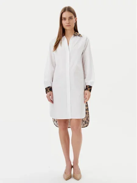 LOLA CASADEMUNT Сукня-сорочка білий