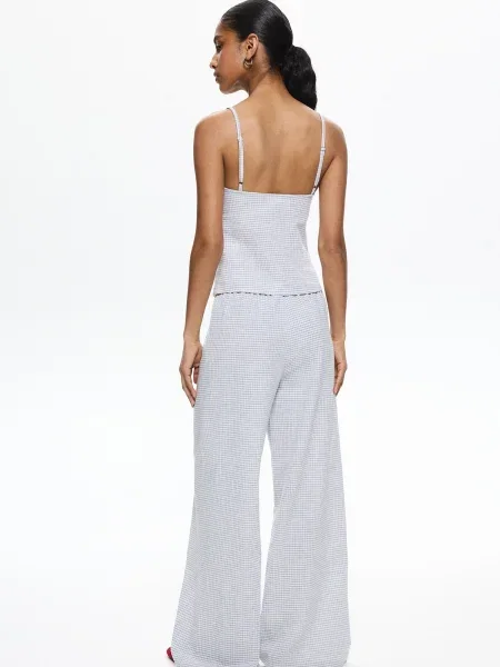 Pull&Bear Top siva bijela