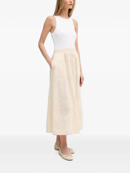 Rochie midi Benetton fără mâneci cu model floral