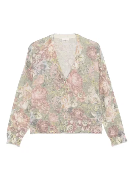 Cardigan Liu Jo cu model floral cu imagine roz