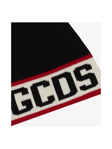 Czapka Gcds wełniana z logo czarna