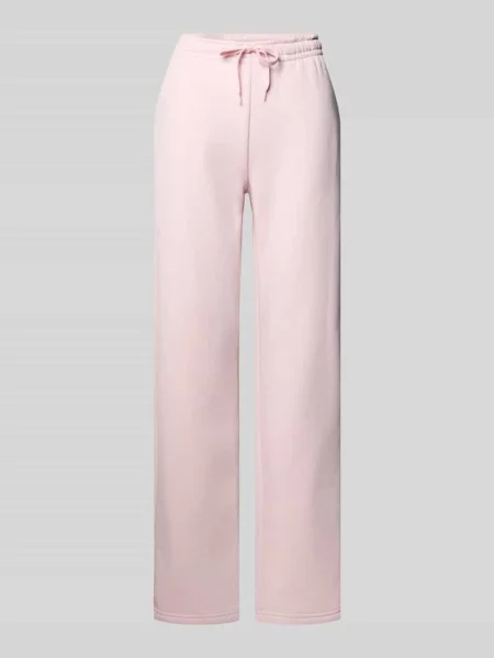 Spodnie dresowe z elastycznym pasem model Iconic' Gina Tricot różowy