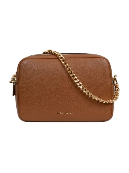 Torebka crossbody Michael Kors skórzana brązowa