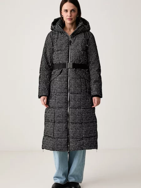 DKNY prošívaná bunda černá