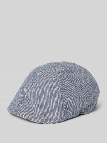 Kaszkiet z tkanym wzorem Müller Headwear niebieska