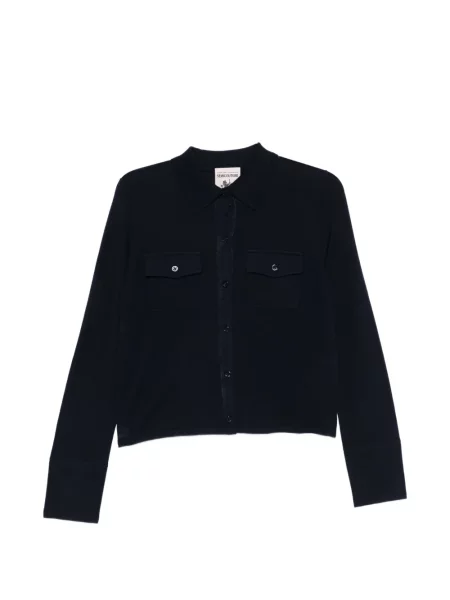 Cardigan Semicouture de lână albastru