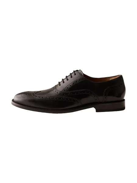 Next Pantofi cu șireturi Brogue' negru