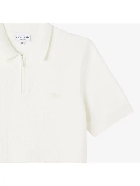 Поло Lacoste белое