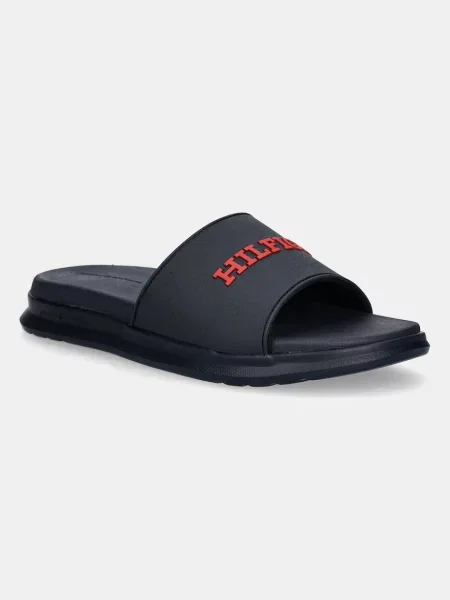 Чехли Tommy Hilfiger DUAL DENSITY HILFIGER POOL SLIDE тъмносиньо