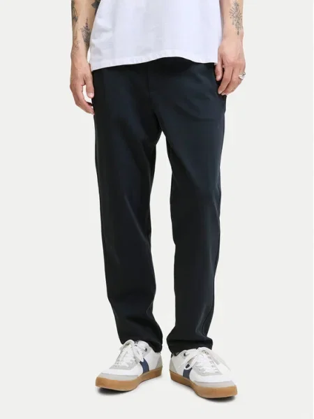 Jack&Jones Текстилни панталони Ace Neo Tapered Fit тъмносин