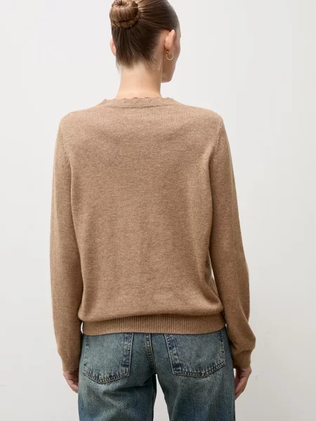 Answear.LAB sweter z wełną brązowy