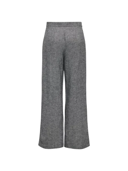 Pantaloni Only de lână gri