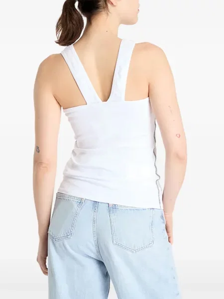 Top Calvin Klein cu imagine alb