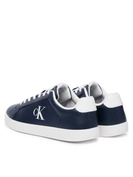 Sneakersy Calvin Klein 3 Cupsole Derby Pu Tmb Tmavomodrá