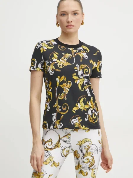 Tričko Versace Jeans Couture černá