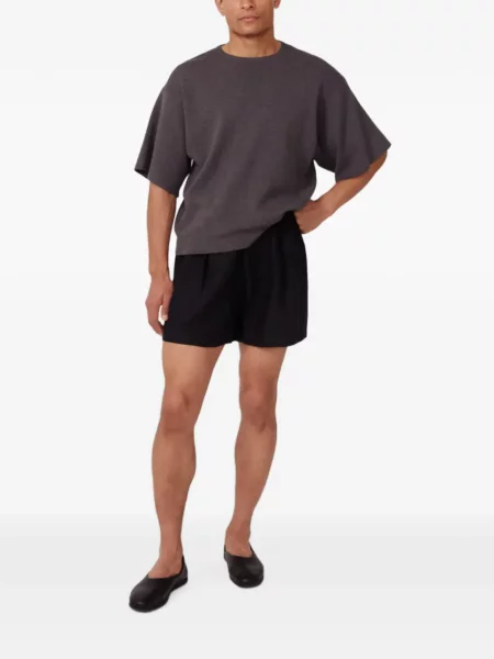 Pantaloni scurți Stoffa cu cordon negru