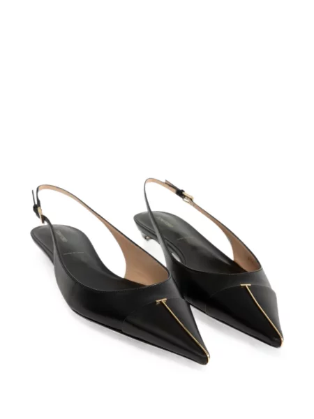Balerini Tom Ford din piele negru