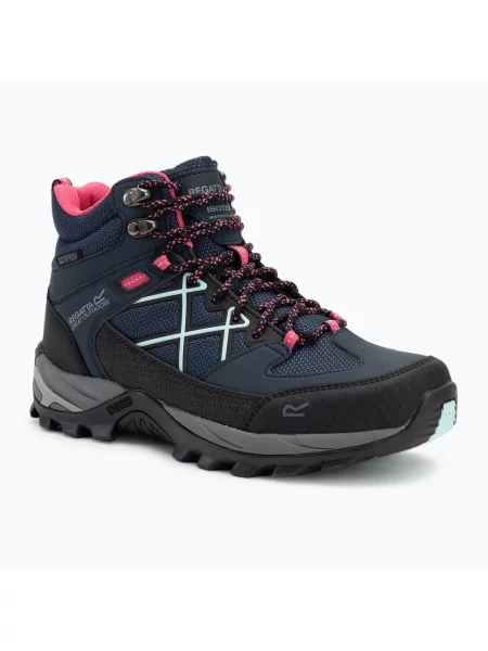 Női trekking cipő REGATTA Samaris III navy/pink Samaris III rózsaszín
