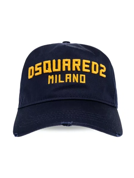 Czapka z daszkiem Dsquared2 niebieska
