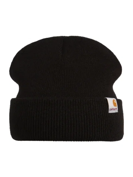 Carhartt WIP căciulă din tricot gros negru