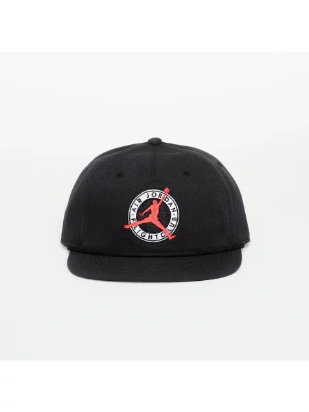 Kšiltovka Jordan Flight Club Pro Unstructured Flat Bill Hat Black/ Black S/M černá
