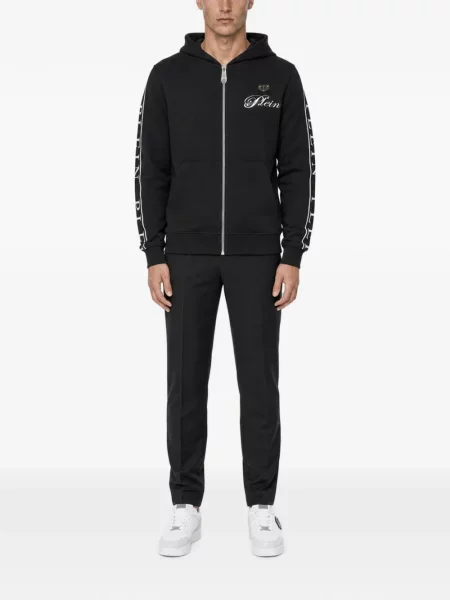 Αρκουδάκι hoodie Philipp Plein πέτρες μαύρο