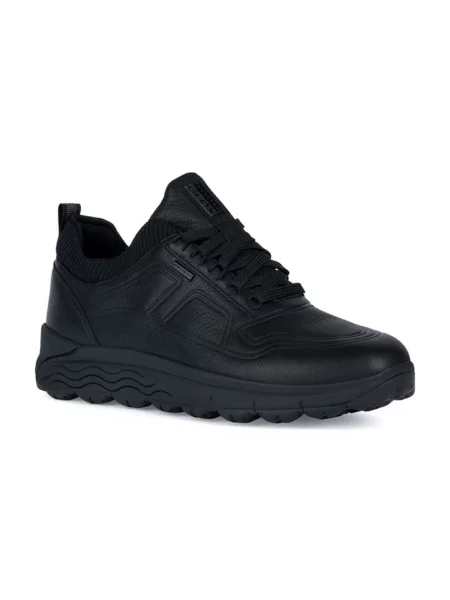 Sneakersy Geox skórzane czarne