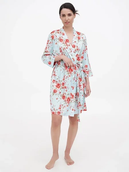 Халат Fleri блакитний