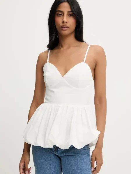 Блуза Answear Lab дамска с изчистен дизайн бяло