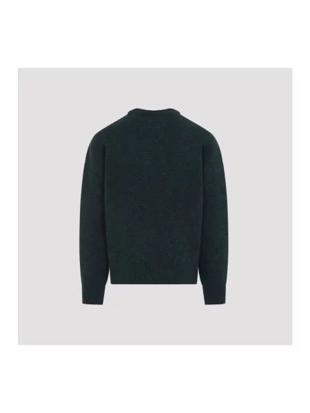 Sweter Ami Paris wełniany zielony