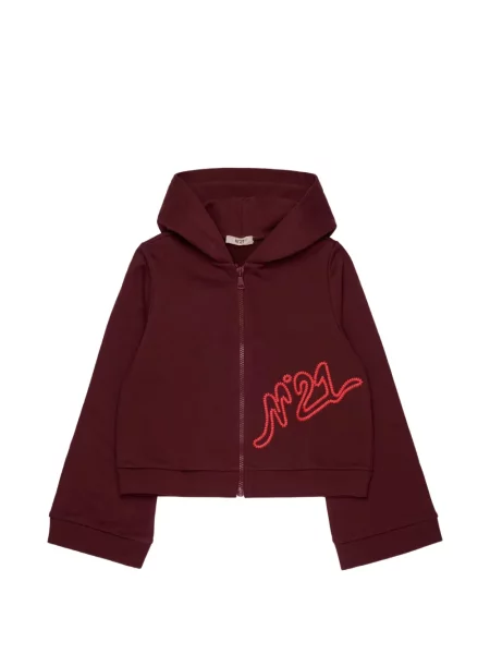 Bluza z kapturem dziecięca N°21 czerwona