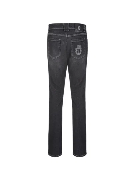 Blugi Billionaire cu 5 buzunare gri