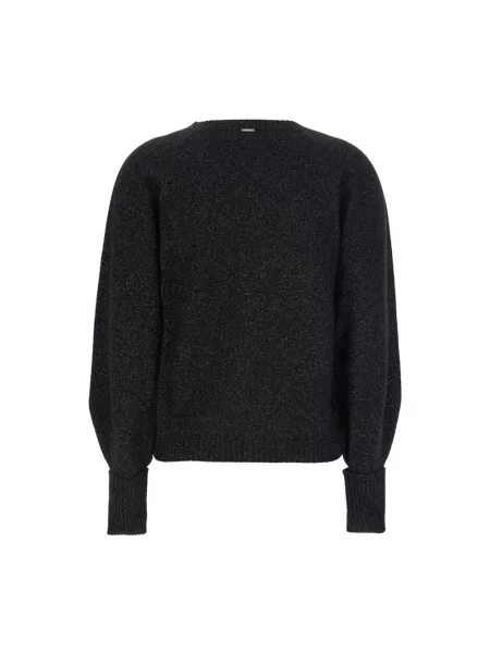 Dzianinowy sweter Twinset czarny