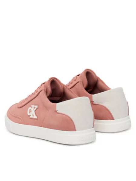 Sneakersy Calvin Klein Low Pro Cups Wt Suede Mg ružová