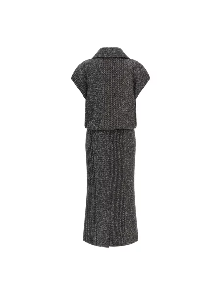 Sukienka midi Missoni szara