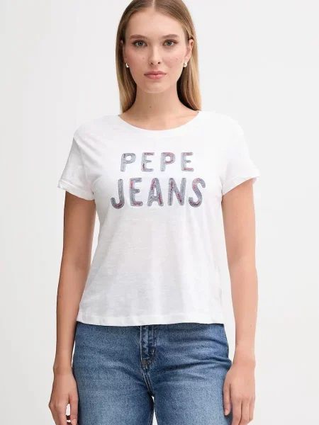 Tričko Pepe Jeans bílá