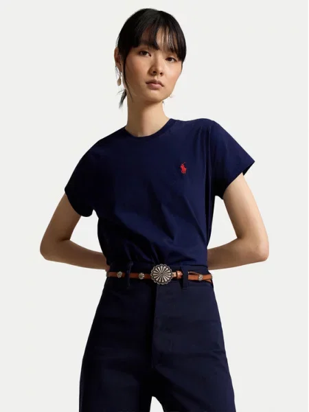 Polo Ralph Lauren Marškinėliai Tamsiai mėlyna