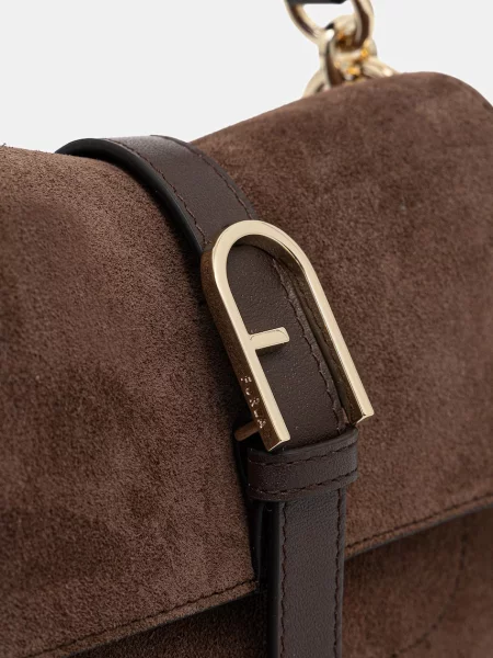 Furla keresztpántos táska női bőr barna