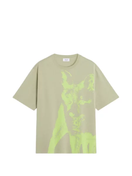 Tričko Maison Kitsuné zelené